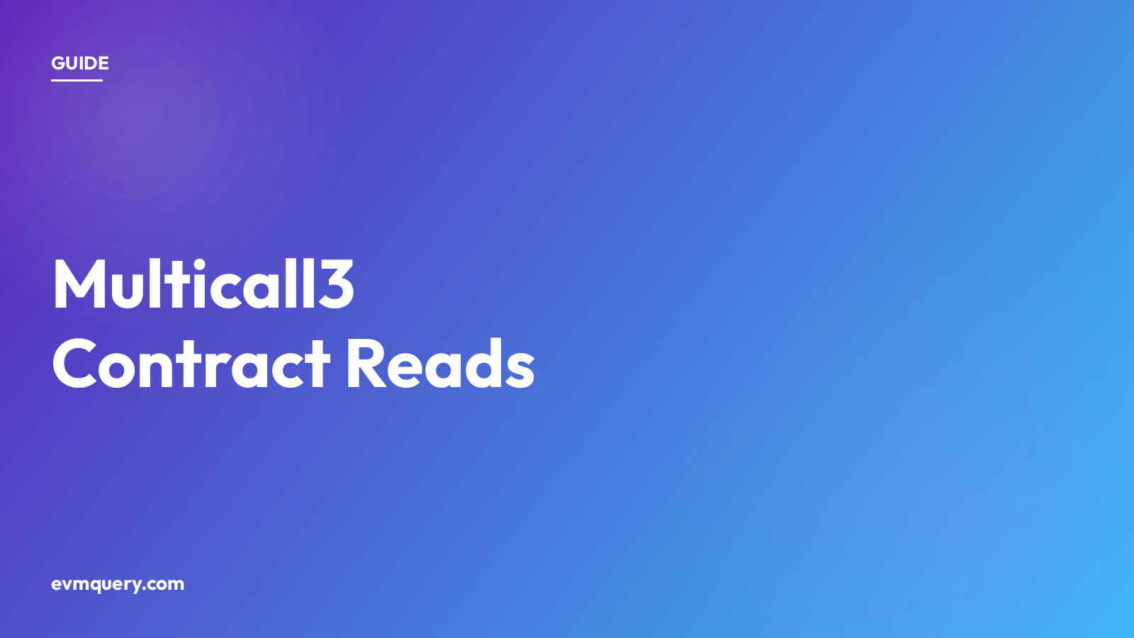 Multicall3 Guide (2026): Batch EVM Contract Reads with Viem | evmquery