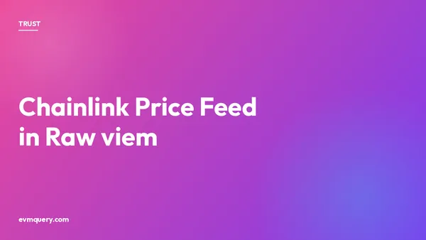 Chainlink price feed reads migrated from evmquery to raw viem: staleness, sequencer uptime, and decimals, with multicall batching