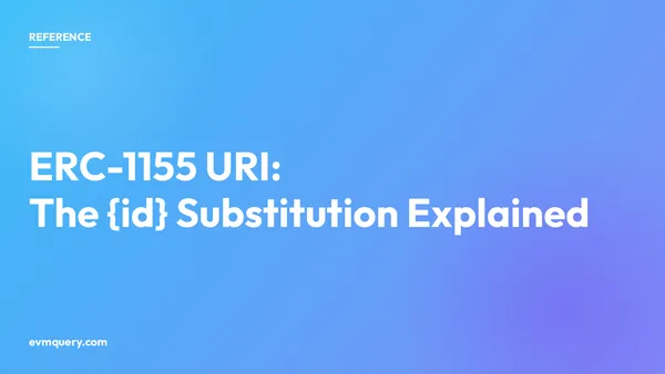 ERC-1155 uri() and metadata reference: the {id} substitution rule explained