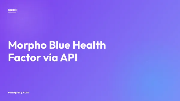 Morpho Blue — read health factor and liquidation price via API