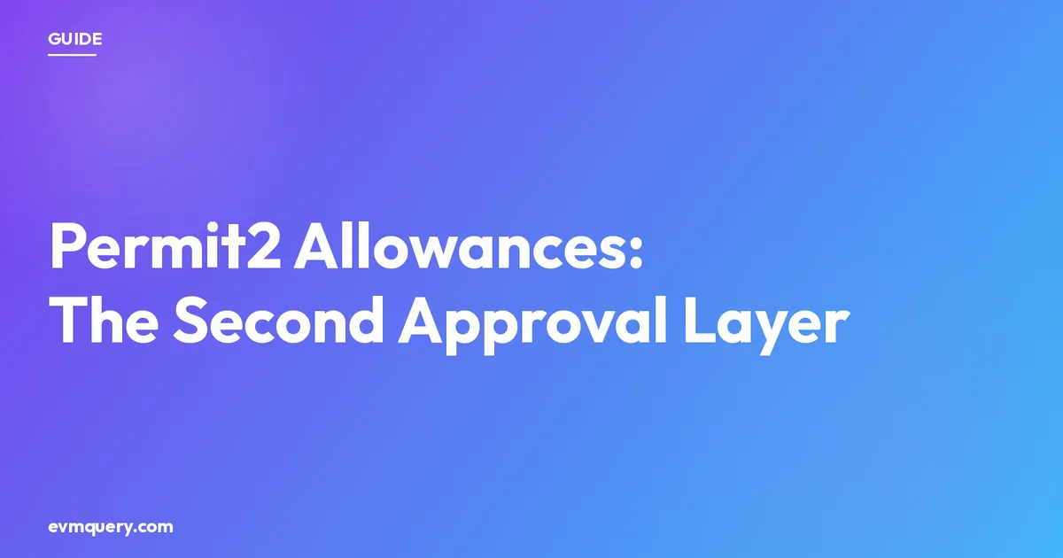 Permit2 allowances — reading the two-layer approval system with a REST API